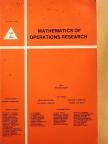 Jean-Paul Penot - Mathematics of Operations Research November 1990 [antikvár]