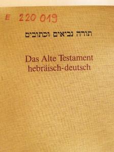 Das Alte Testament hebräisch-deutsch [antikvár]