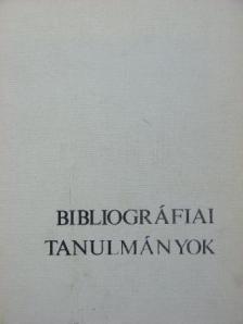 Balázs Sándor - Bibliográfiai tanulmányok [antikvár]