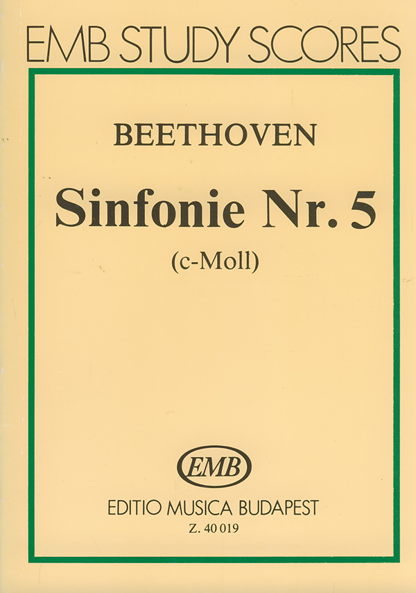 BEETHOVEN - SINFONIE NR.5 C-MOLL,OP.67 KISPARTITURA ( DARVAS GÁBOR)