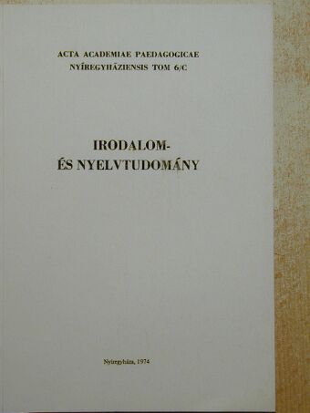 Bachát László - Irodalom- és nyelvtudomány [antikvár]
