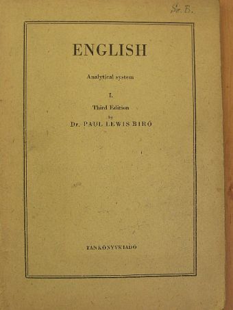Dr. Bíró Lajos Pál - English I. [antikvár]