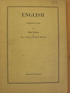 Dr. Bíró Lajos Pál - English I. [antikvár]