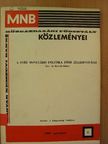 Dr. Horváth Róbert - MNB Közgazdasági Főosztály közleményei 4. [antikvár]