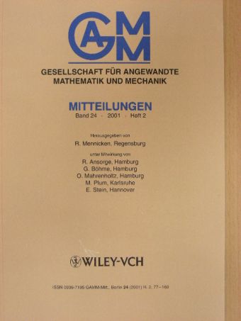 Herbert Steinrück - Mitteilungen 2001 Heft 2 [antikvár]