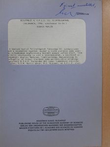 Kedves Miklós - Beszámoló az A. P. L. E. VI. szimpóziumáról (dedikált példány) [antikvár]