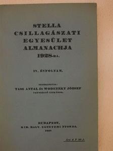 Dr. Dávid Lajos - Stella Csillagászati Egyesület Almanachja 1928-ra [antikvár]