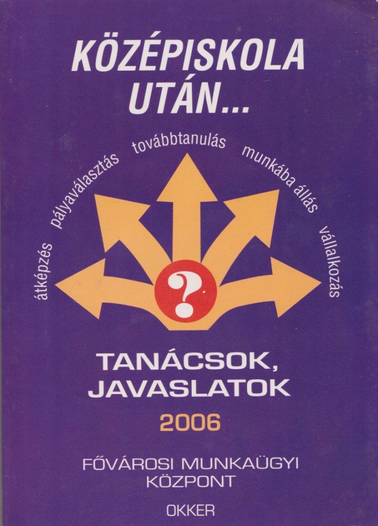 Práff Csaba, Holéczi Éva, Szabó Imre - Középiskola után... [antikvár]