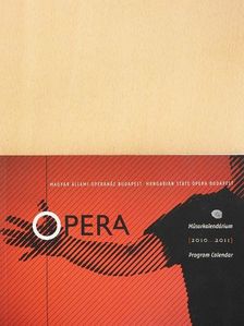 Opera Műsorkalendárium 2010-2011 [antikvár]