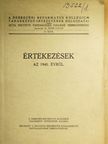Balassa Iván - Értekezések az 1940. évről [antikvár]