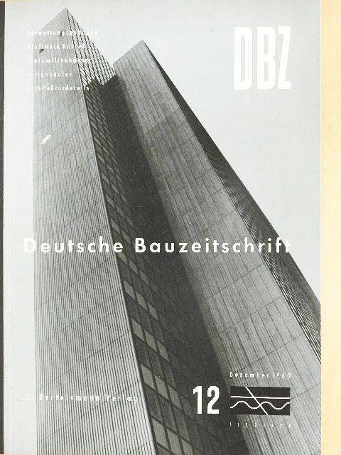 Siegfried Nagel - dbz - Deutsche Bauzeitschrift 12/1960 [antikvár]