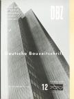 Siegfried Nagel - dbz - Deutsche Bauzeitschrift 12/1960 [antikvár]