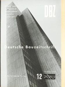 Siegfried Nagel - dbz - Deutsche Bauzeitschrift 12/1960 [antikvár]