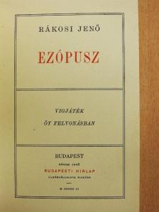 Rákosi Jenő - Ezópusz [antikvár]