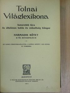 Tolnai Világlexikona III. (töredék) [antikvár]