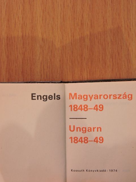 Engels - Magyarország 1848-49 (minikönyv) (számozott) [antikvár]