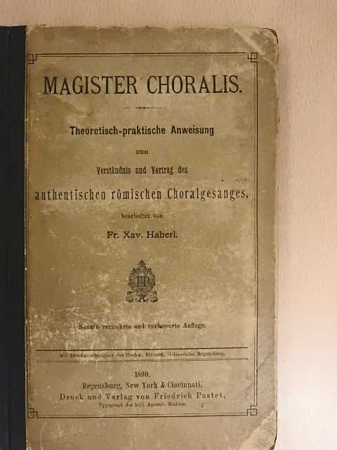 Magister Choralis [antikvár]