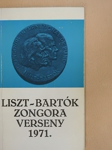 Kun Imre - Liszt-Bartók zongoraverseny 1971. [antikvár]
