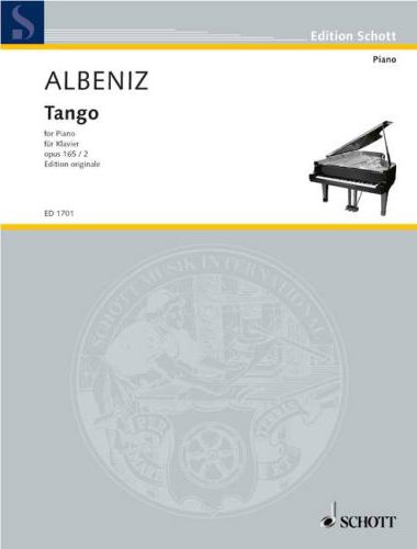 ALBÉNIZ - TANGO FOR PIANO OP.165/2. EDITION ORIGINALE