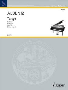 ALBÉNIZ - TANGO FOR PIANO OP.165/2. EDITION ORIGINALE