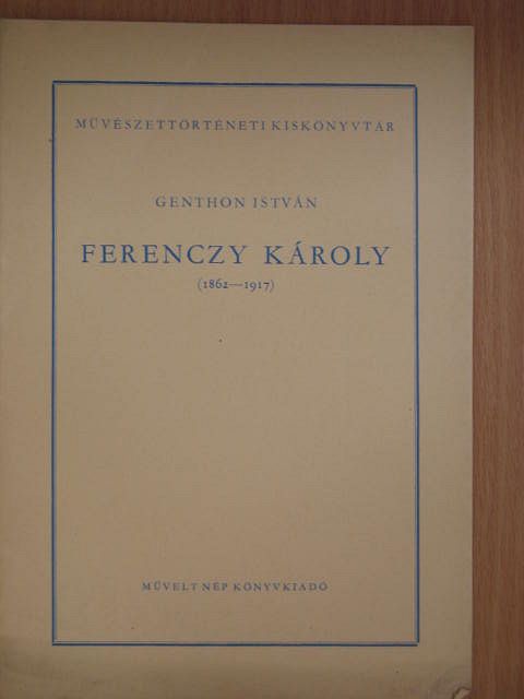 Genthon István - Ferenczy Károly [antikvár]