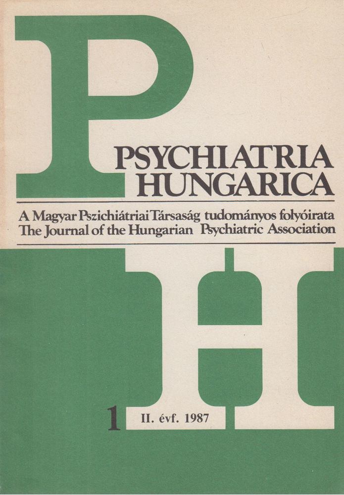 Dr. Buda Béla, Dr. Szilárd János - Psychiatria Hungarica 1987/1. [antikvár]
