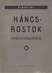 Simor Pál - Háncsrostok fonástechnológiája III. [antikvár]