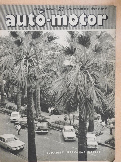 Almássy Tibor - Autó-Motor 1975. november 6. [antikvár]