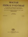 Gáspár Rezső - Magyar Fizikai Folyóirat XXXIII. kötet 2. füzet [antikvár]