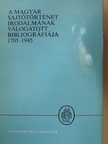H. Törő Györgyi - A magyar sajtótörténet irodalmának válogatott bibliográfiája 1705-1945 [antikvár]