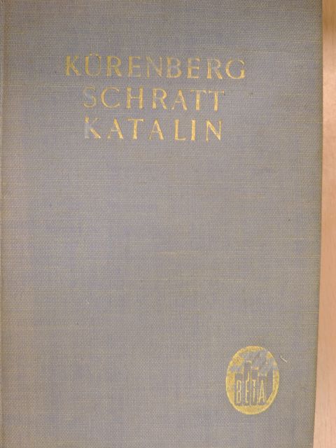 Joachim von Kürenberg - Schratt Katalin [antikvár]