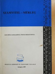 Dr. Bartók Nagy András - Költséggazdálkodás, önköltségszámítás [antikvár]