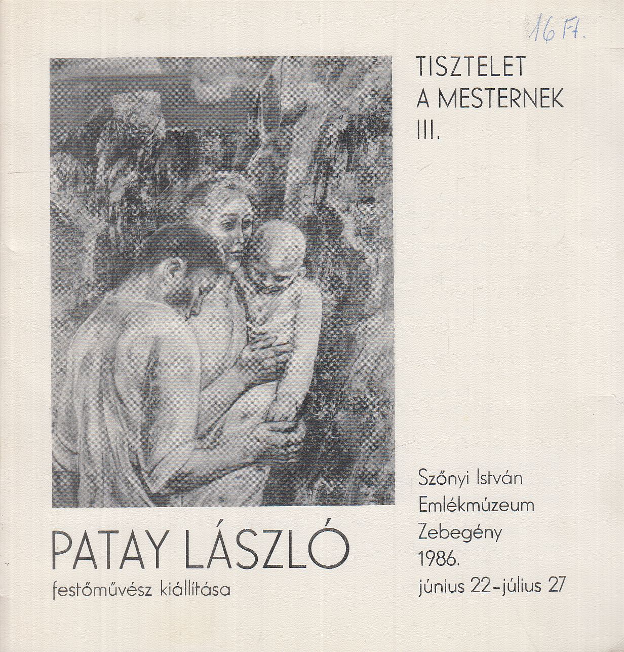 Patay László festőművész kiállítása [antikvár]