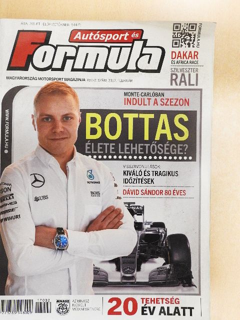 Gellérfi-Csizmadia Gergő - Autósport és Formula 2017. február [antikvár]