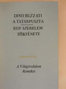 Dino Buzzati - A tatárpuszta/Egy szerelem története [antikvár]