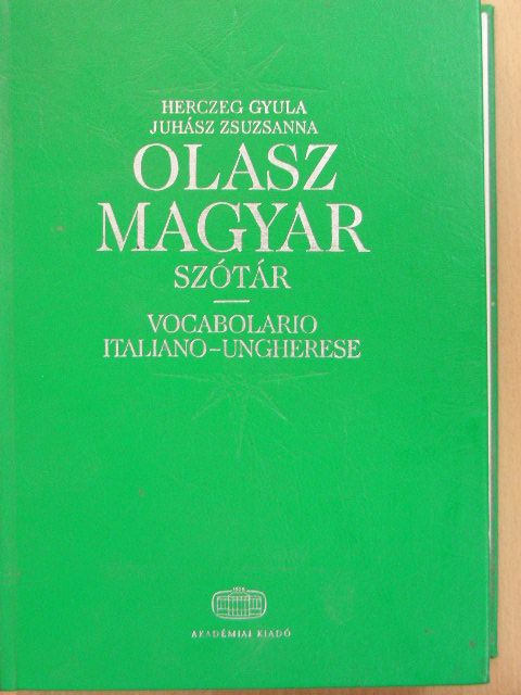 Herczeg Gyula - Olasz-magyar szótár [antikvár]