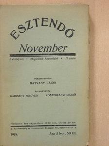Ady Endre - Esztendő 1918. november [antikvár]