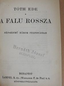 Ambrus Zoltán - A falu rossza/Czuczor költeményei/A toloncz/Régi és uj szinművek/Toldi estéje/Toldi/Bánk bán [antikvár]