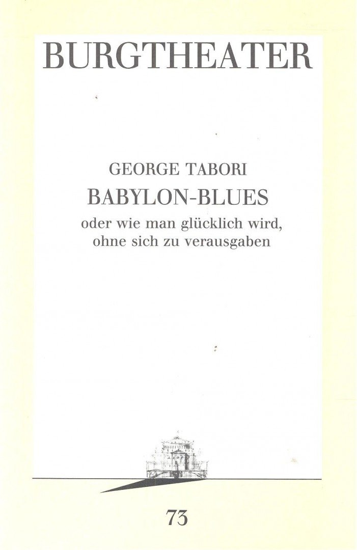 Tabori, George - Babylon-Blues [antikvár]