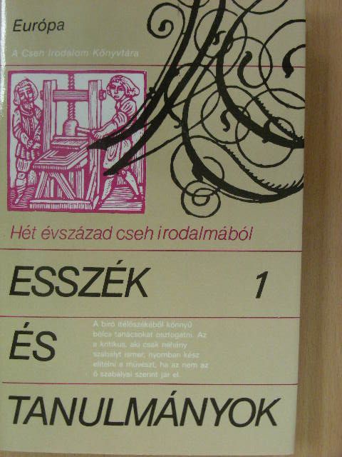 Bohuslav Balbín - Esszék és tanulmányok I. (töredék) [antikvár]