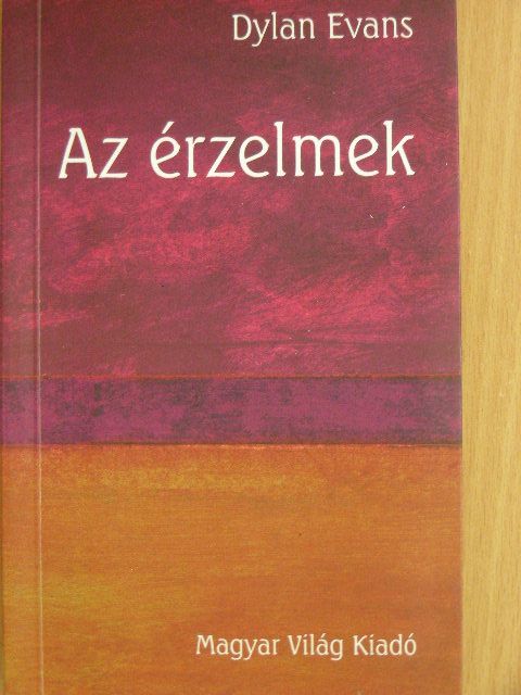 Dylan Evans - Az érzelmek [antikvár]