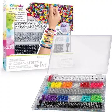 Crayola Creations: Betűfűző szett 800 db gyönggyel