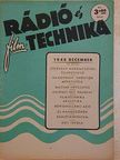Makai István - Rádió és filmtechnika 1948. december [antikvár]