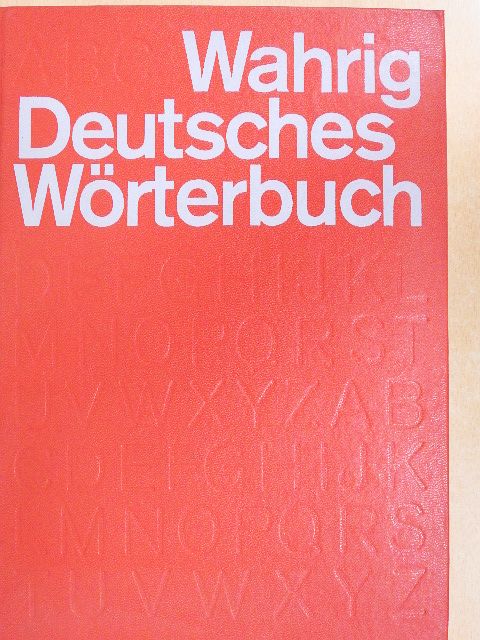 Gerhard Wahrig - Deutsches Wörterbuch [antikvár]