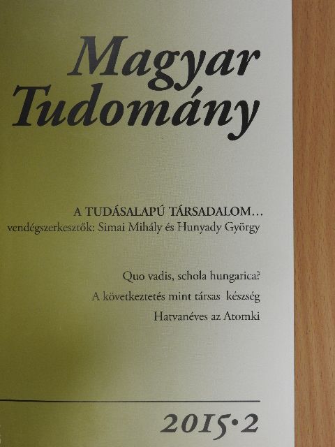 Charaf Hassan - Magyar Tudomány 2015/2. [antikvár]