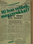 Gyönyör József - Mi lesz velünk, magyarokkal? [antikvár]
