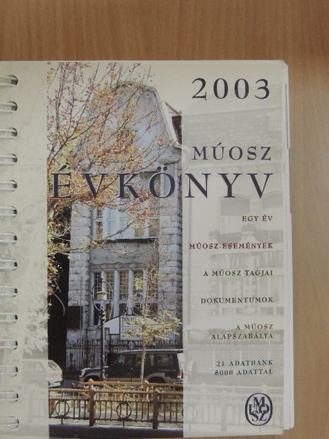 Bajnai Zsolt - MÚOSZ évkönyv 2003 [antikvár]