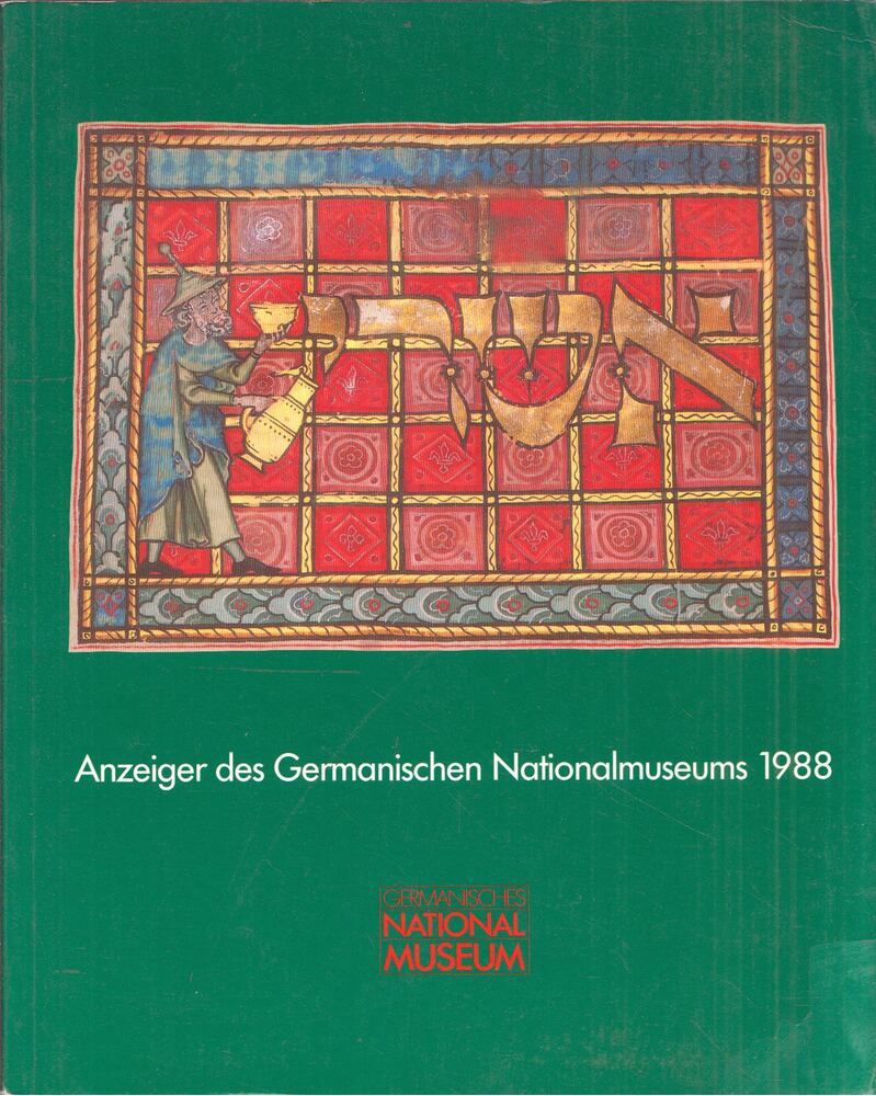 Anzeiger des Germanischen Nationalmuseums 1988 [antikvár]