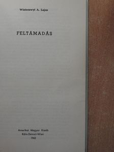 Winterswyl A. Lajos - Feltámadás [antikvár]