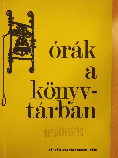 Bognár József - Órák a könyvtárban [antikvár]